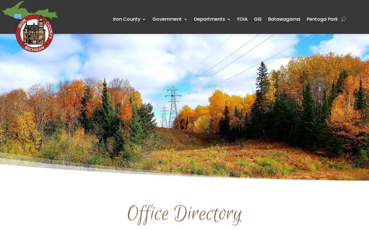 Iron County courthouse address and office directory used for warrant questions